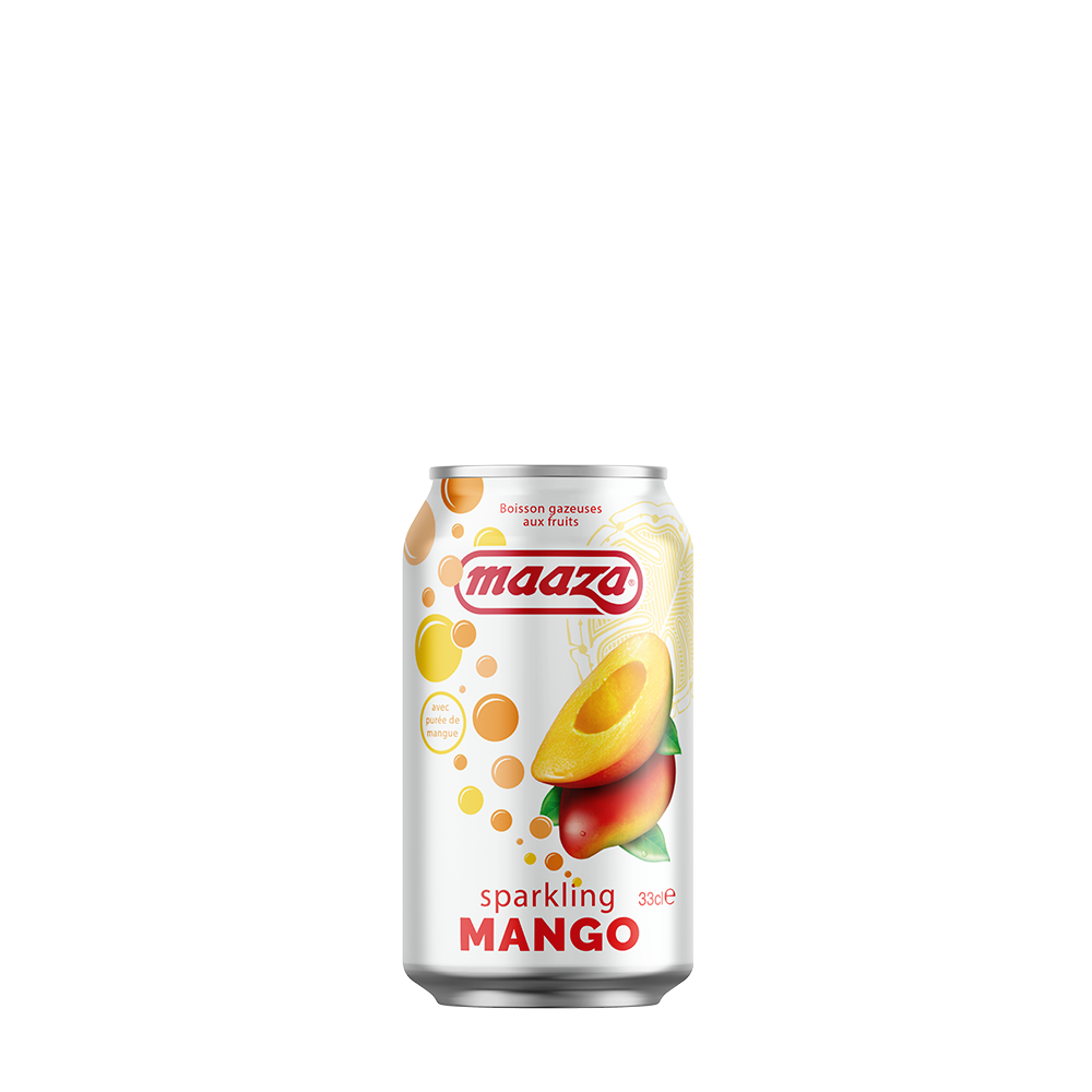 Mango sparkling 33cl blik
